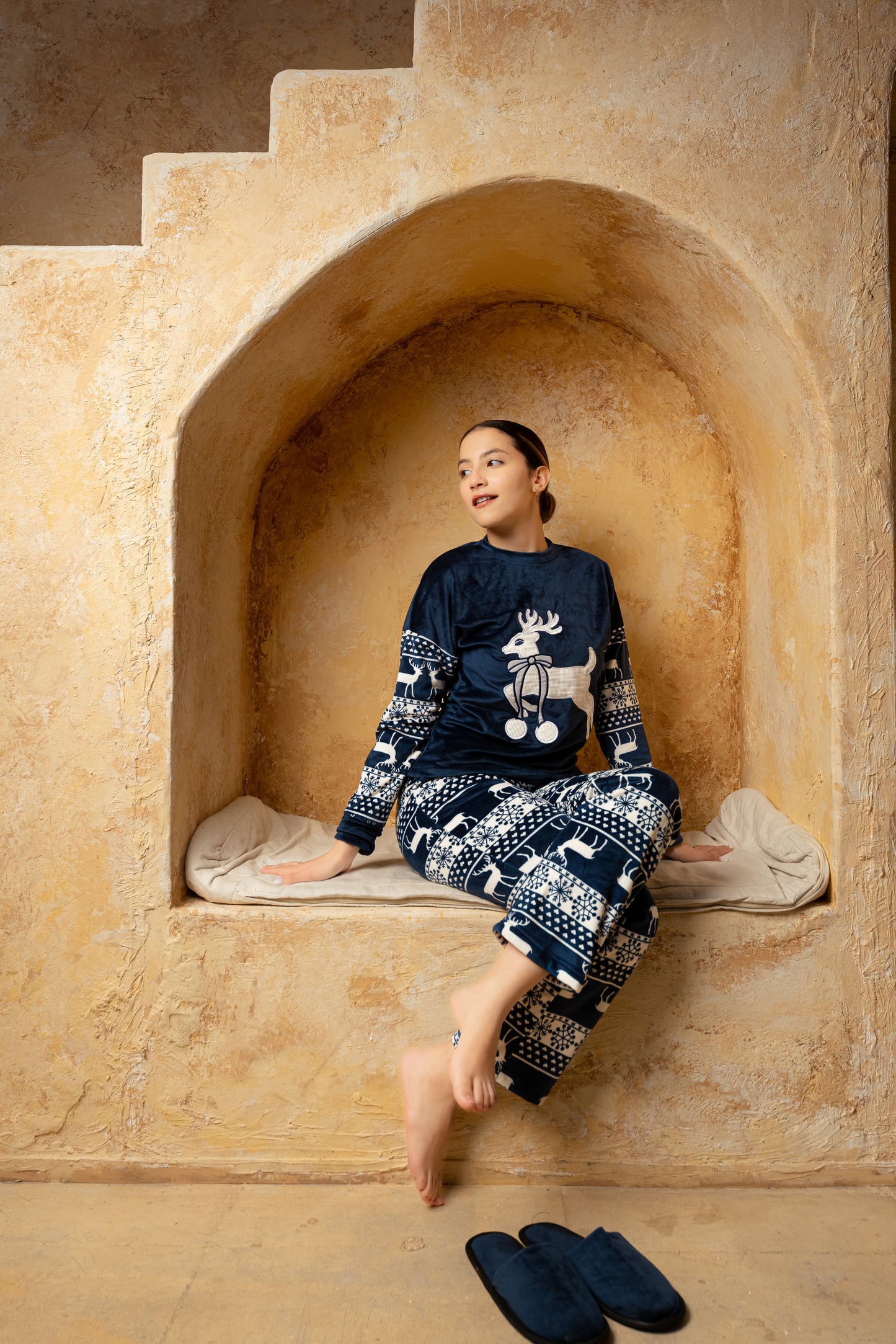 Nordic Reindeer Pajama Set